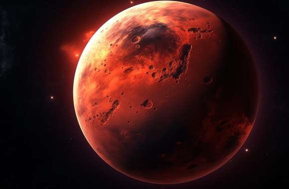 Majestic Mars Red Planet Desktop Background wallpapers hd quality