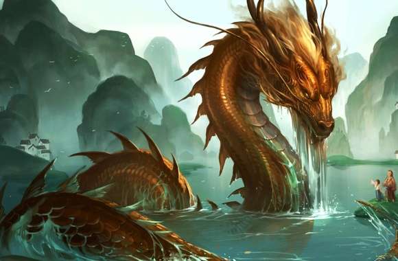 Majestic Sea Monster A Stunning Fantasy