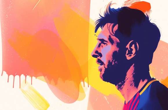 Messi Magic Vibrant Sports wallpapers hd quality