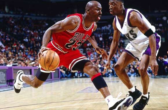 Michael Jordan Basketball Action