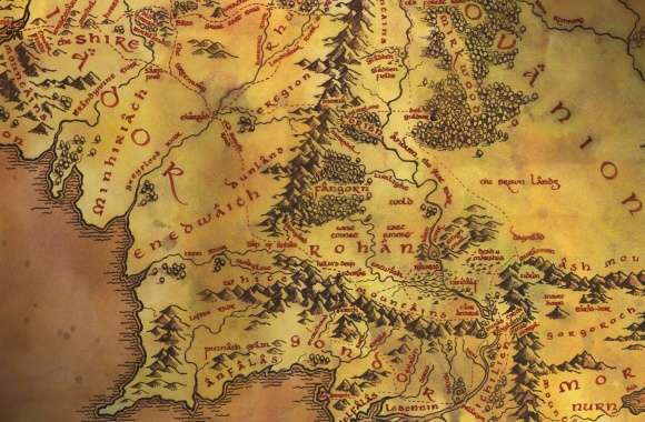 Middle Earth Map for Free wallpapers hd quality