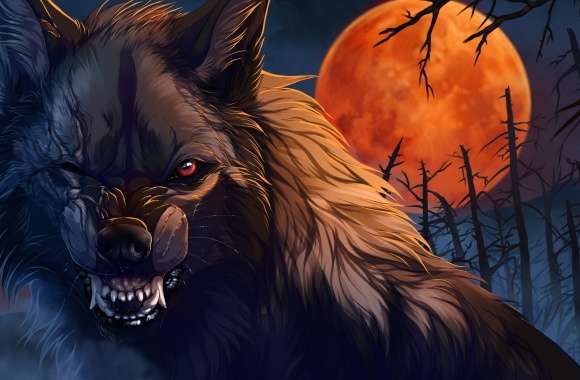 Midnight Moon Werewolf