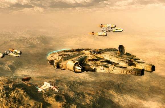 Millennium Falcon Sci-Fi Adventure wallpapers hd quality