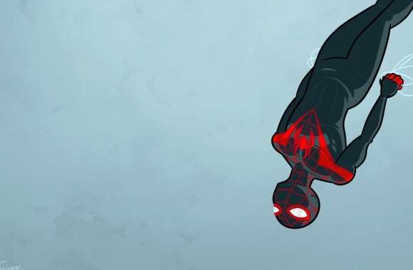 Minimalist Miles Morales - Ultimate Spider-Man