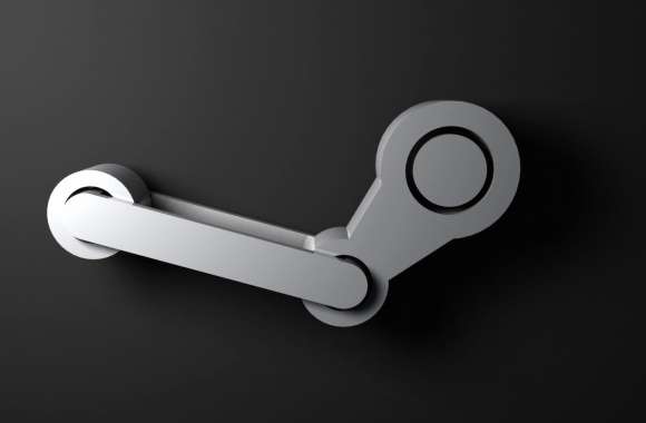 Minimalist Steam Logo Wallpaper - HD Desktop Background