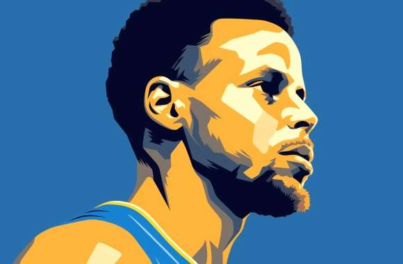 Minimalist Stephen Curry Wallpaper