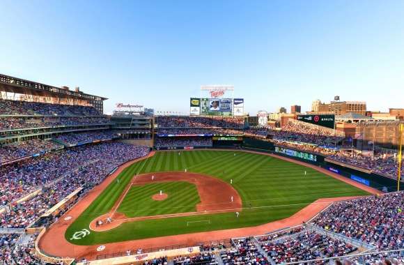 Minnesota Minneapolis Minnesota Twins Target Field Stadium Baseball Sports