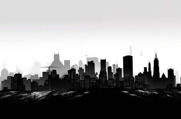 Monochrome Cityscape