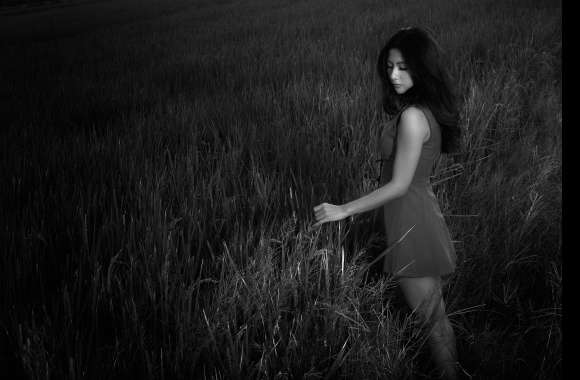 Monochrome Elegance Night Field Dream -