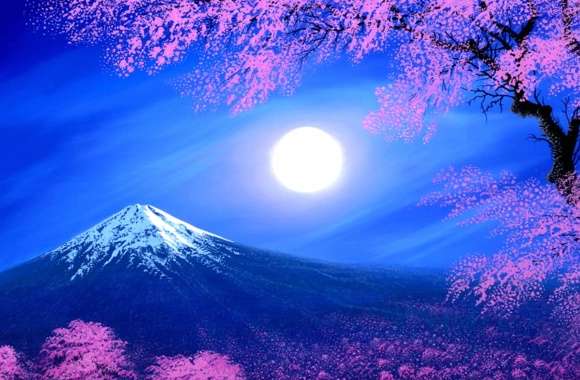 Mount Fuji Spring Fantasy