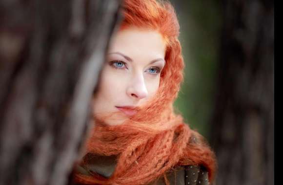 Mystic Gaze Red-Haired Model