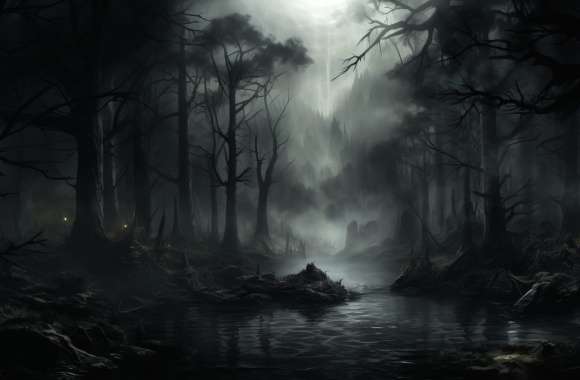 Mystical Forest River