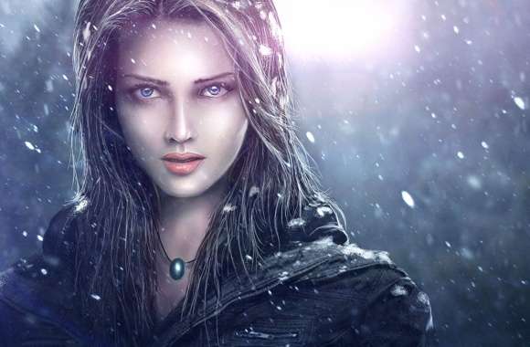 Mystical Winter Queen wallpapers hd quality