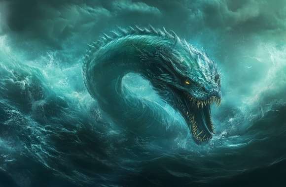 Mythical Sea Serpent wallpapers hd quality