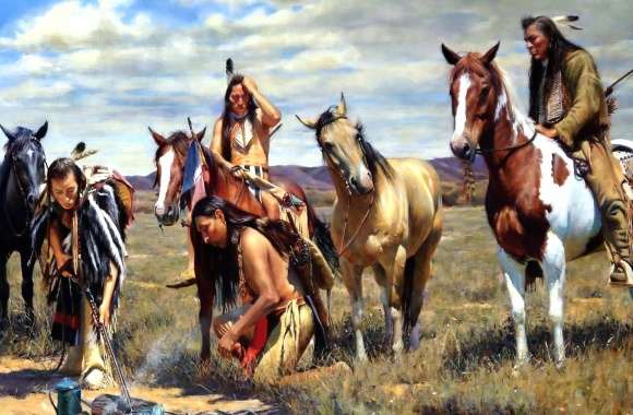 Native American Horsemen