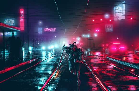 Neon Cyberpunk Sci-Fi