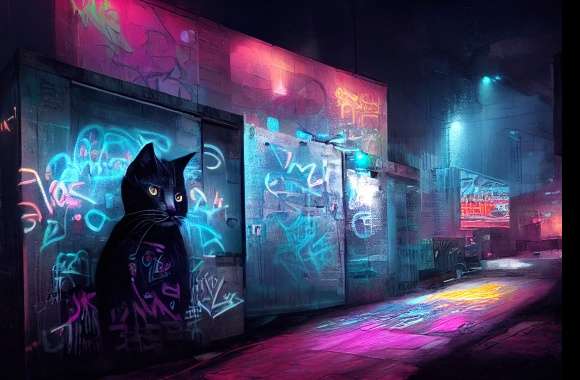 Neon graffiti