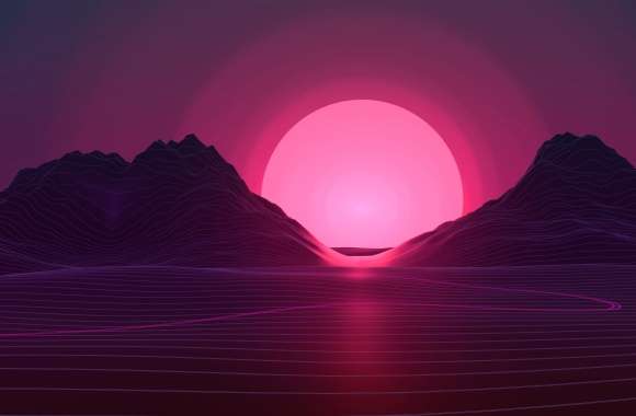 Neon Sunset wallpapers hd quality