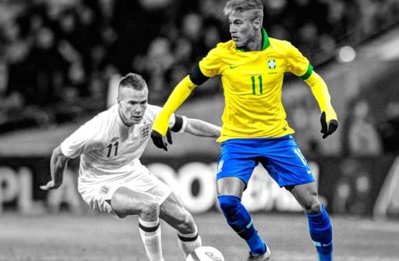 Neymar in Action HD Sports Wallpaper