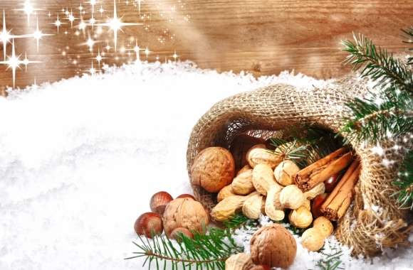 Nut Cinnamon Holiday Christmas wallpapers hd quality