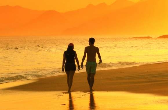 Ocean Beach People Orange (Color) Photography Love