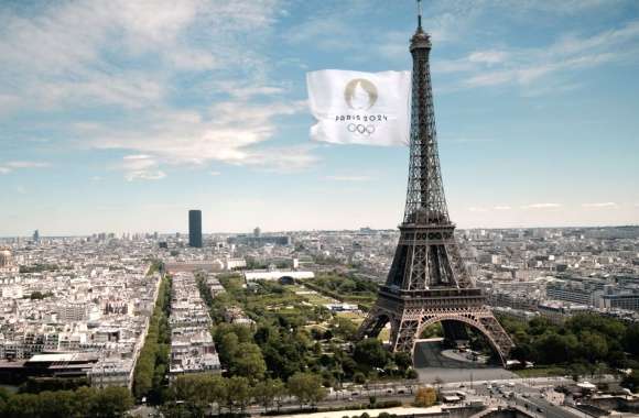 Olympic Games Paris 2024 at the Eiffel Tower wallpapers hd quality