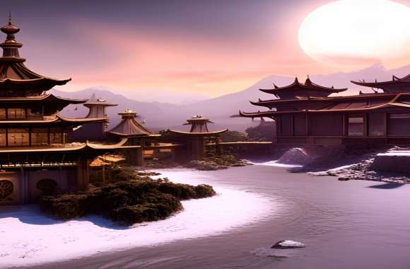 Oriental Moon wallpapers hd quality