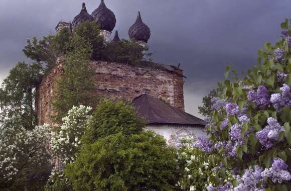 Peaceful Church Amidst Nature -