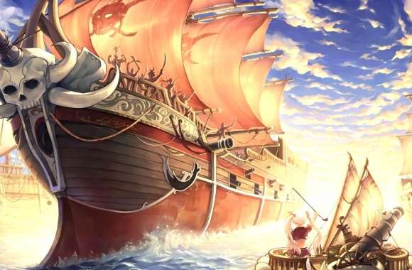 Pirate Fantasy Ship wallpapers hd quality