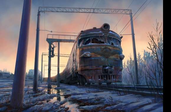 Post-Apocalyptic Sci-Fi Train