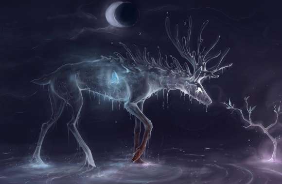 Psychedelic Deer Dream -