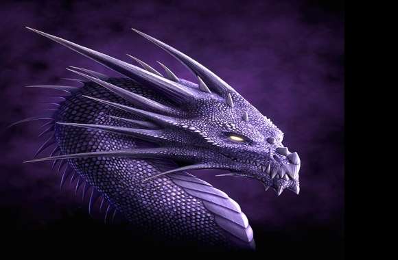 Purple Fantasy Dragon