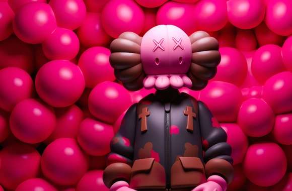 Purple Kaws Wallpaper wallpapers hd quality