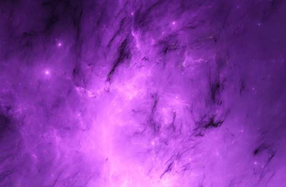 Purple Sci Fi Space