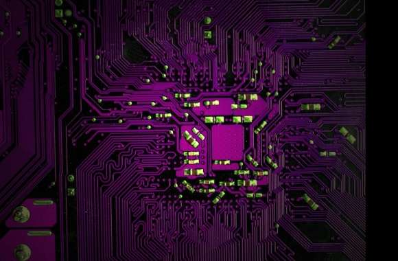 Purple Technology Circuit