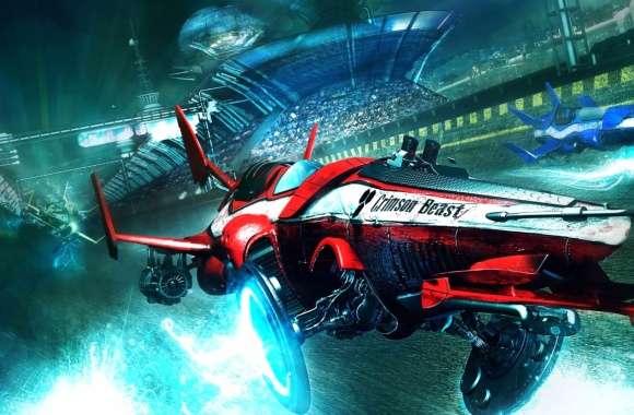 Racing Space Vehicle Spaceship Sci Fi Futuristic