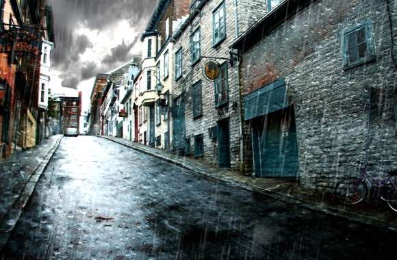 Rainy Street wallpapers hd quality