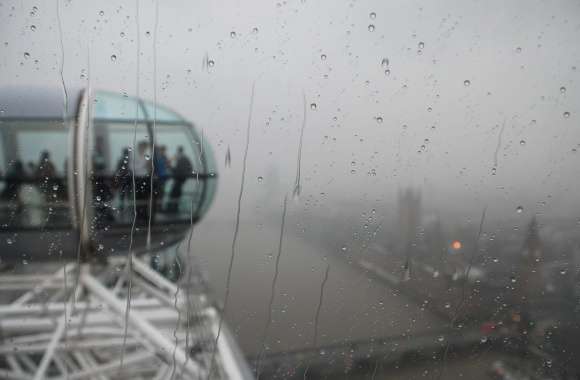 Rainy Thames View A Stunning of London wallpapers hd quality