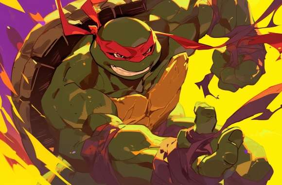 Raphael TMNT Dynamic Comic Wallpaper