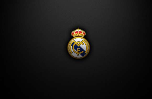 Real Madrid C.F. Emblem for Desktop Background