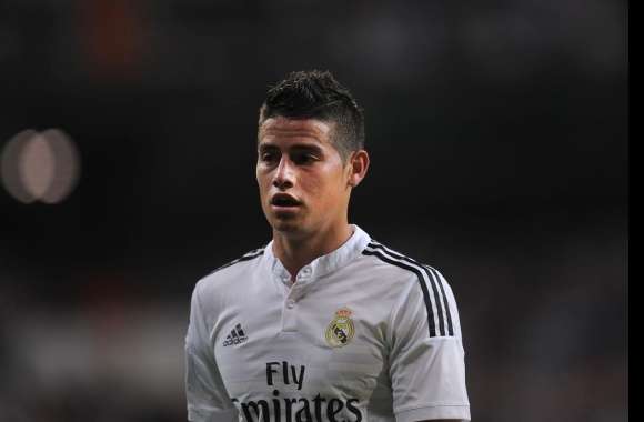 Real Madrid C.F. James Rodriguez Sports Wallpaper