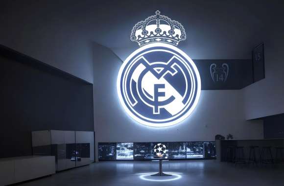 Real Madrid CF Glowing Logo