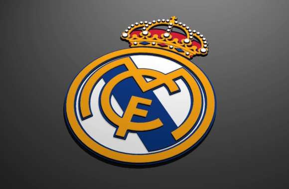 Real Madrid Logo - Elegant Desktop Background