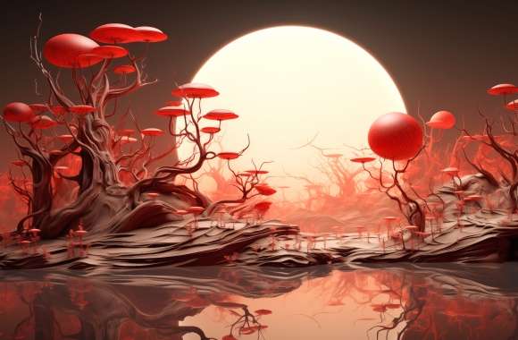 Red Alien Landscape