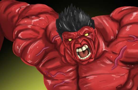 Red Hulk in Stunning