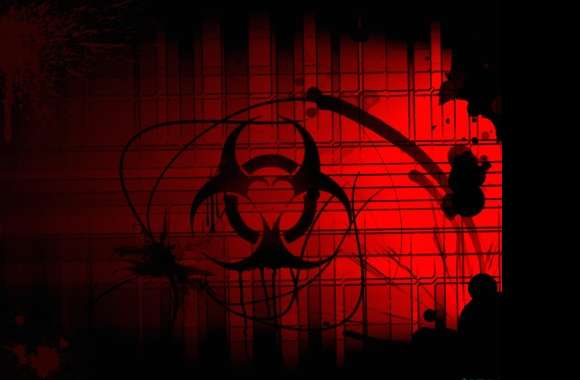 Red Sci-Fi Biohazard wallpapers hd quality