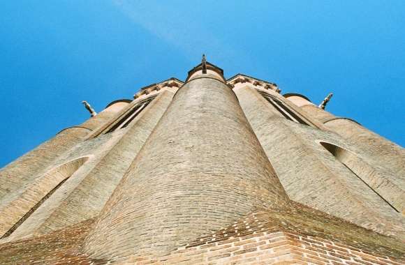 Religious Albi Cathedral Wallpaper