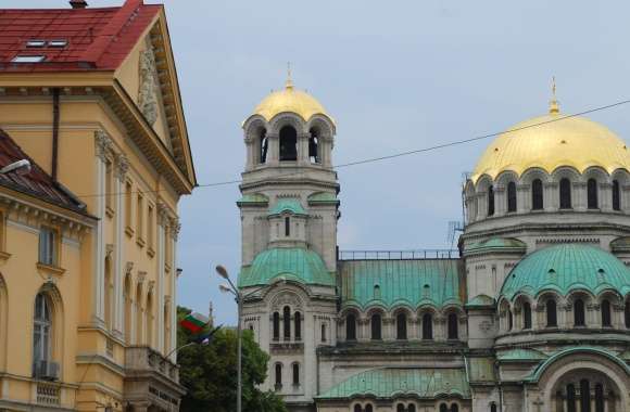 Religious Alexander Nevsky Cathedral, Sofia wallpapers hd quality