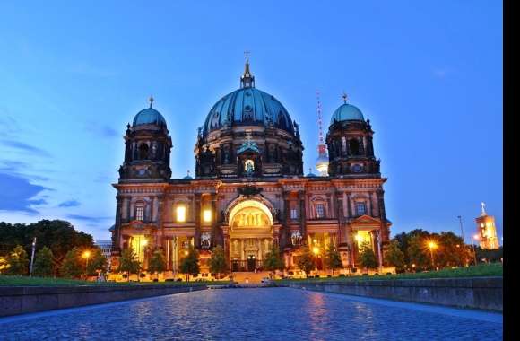 Religious Berlin Cathedral Wallpaper