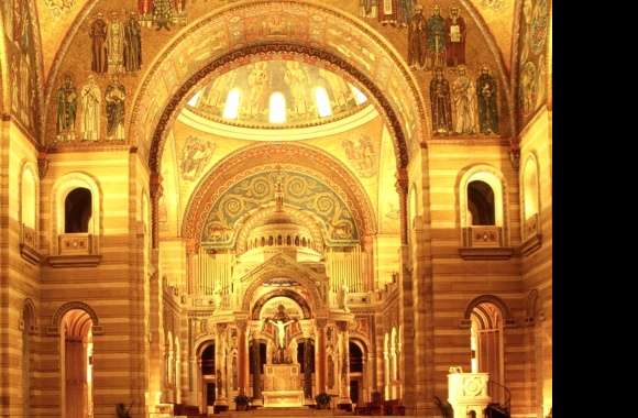 Religious Cathedral Basilica Of Saint Louis Wallpaper wallpapers hd quality